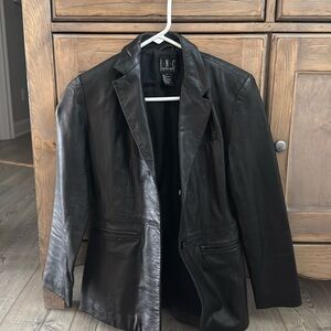 Vintage leather INC jacket- petite size 2P